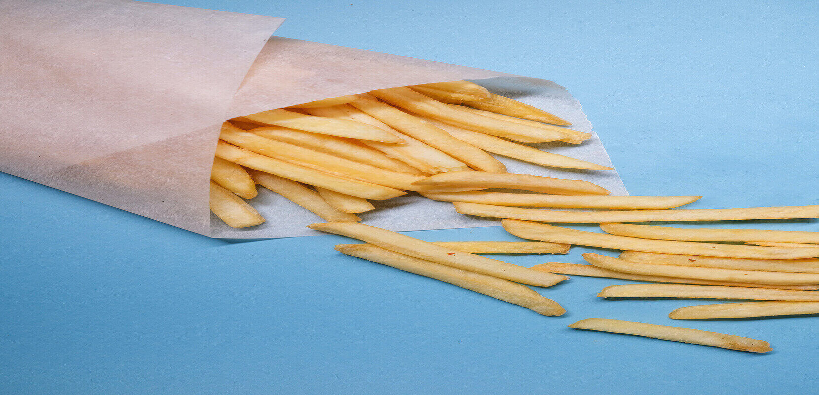 a bag of french fries